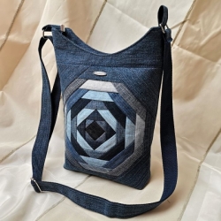 Originální riflová crossbody kabelka CHALCEDON 6